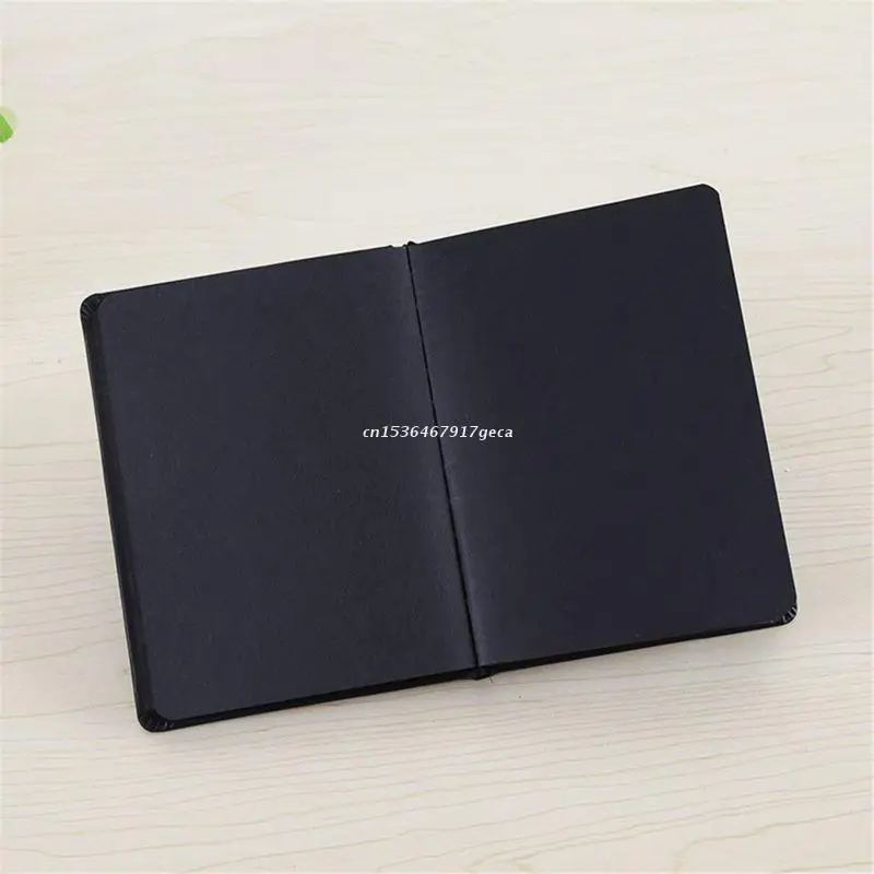 Notepad Notebook Portable Sketchbook 100 Sheet All Black Papers for Student Artist Dropship