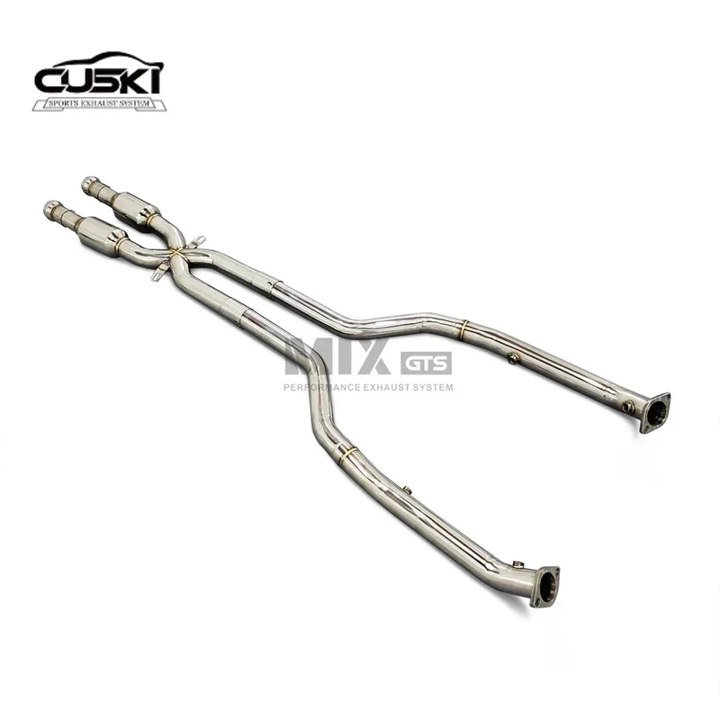 Tubo centrale ad alte prestazioni di lunghezza uguale per BMW M3 E90/E92/E93 V8 4.0L 2008-2013 Modifica di scarico in acciaio inossidabile di qualità