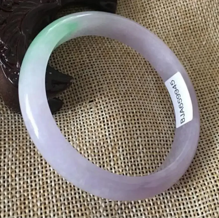 

55-64mm Certified (Grade A)100% Natural Lavender Jadeite JADE Bracelet Bangle 55-64mm (Certificate delivery)
