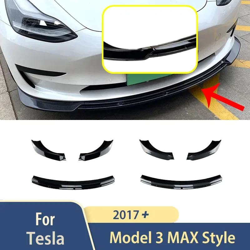 Front Bumper Lip  Accessories This Is A Replacement Link, Please Do Not Place An Order At Will For Tesla Model 3 MAX Style 2017+