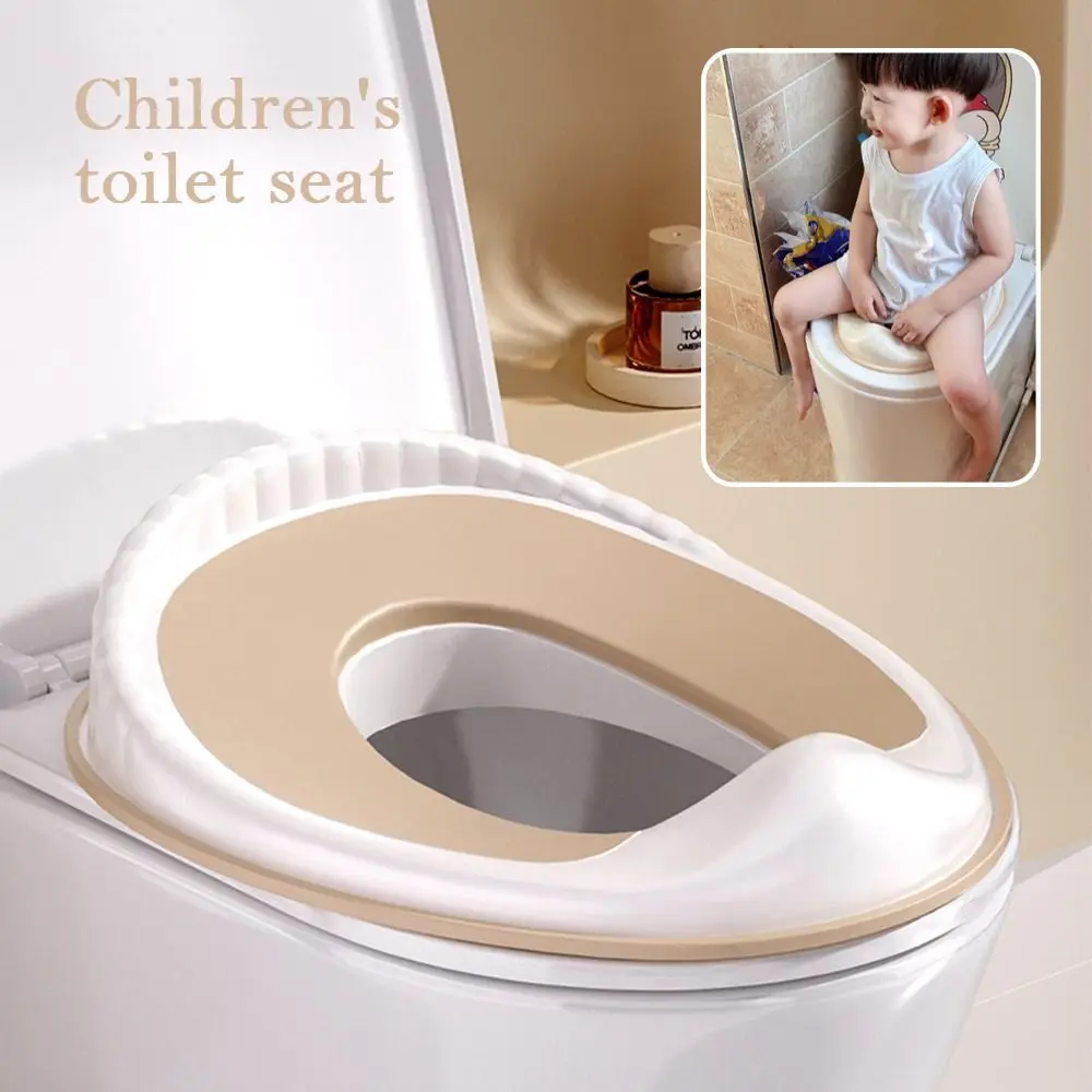 

Ready To Use Toilet Seat Lightweight with Backrest Potty chair Plastic Sturdy Training Toilet Independent Toileting