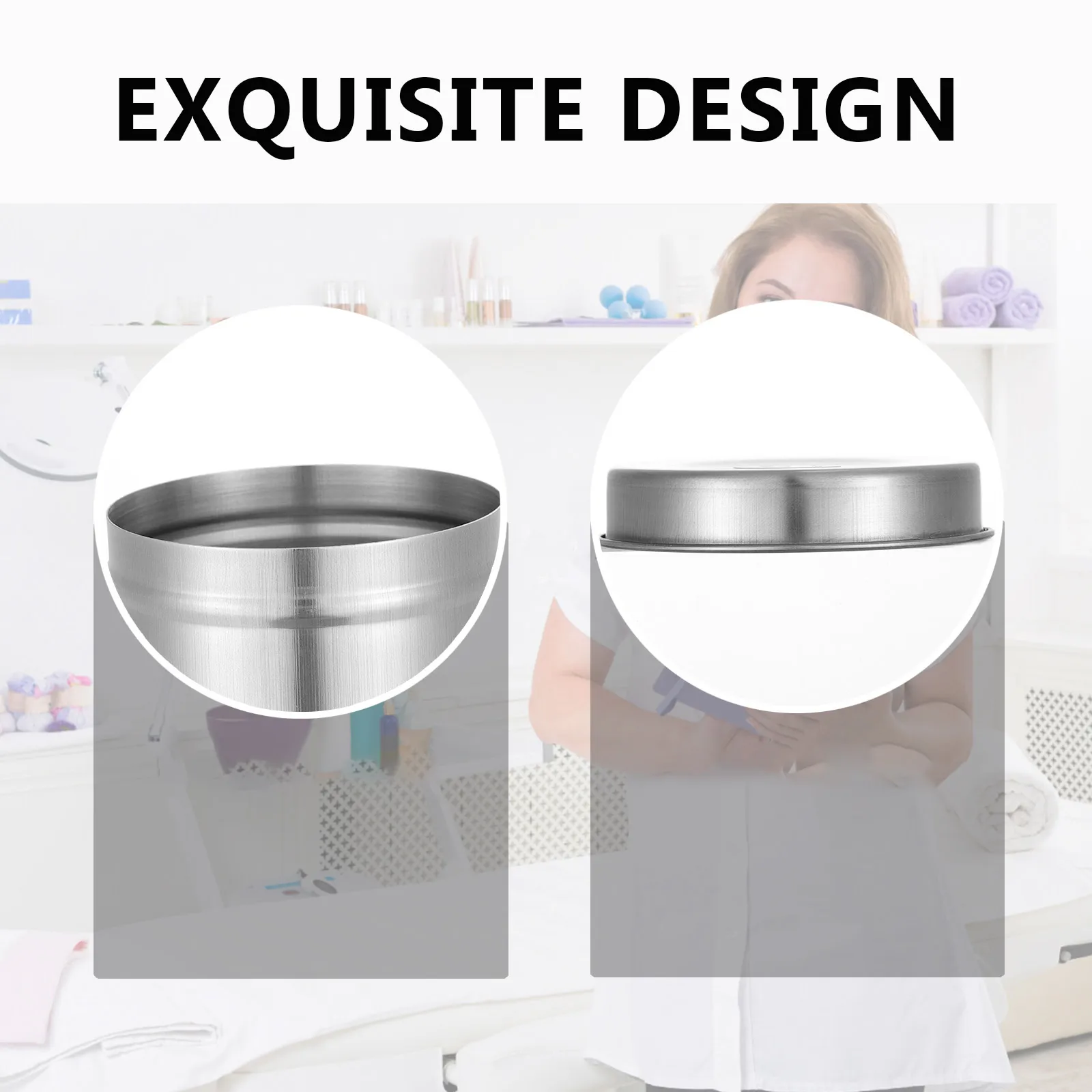 

2pcs Stainless Steel Storage Can Airtight Small Size Lid Container Kitchen Fridge Oil Seasoning Storage Cylinder Can