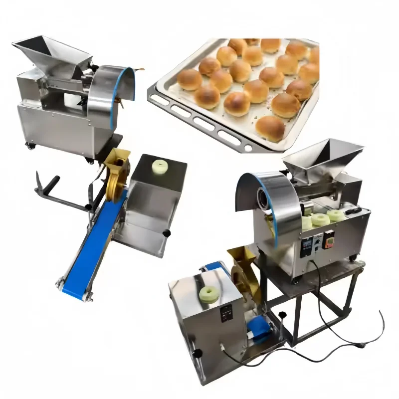 Automatische Koekjes Brood Deeg Ball Cutter Machine / Pizza Broodje Deeg Divider Rounder