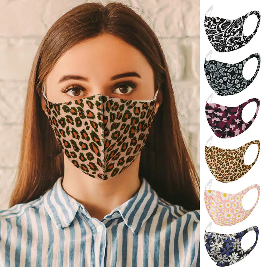 Reusable Colorful Fabric Face Stylish Fashionable Neutral Washable Mask Comfortable Mask Suitable For Outdoor Activities