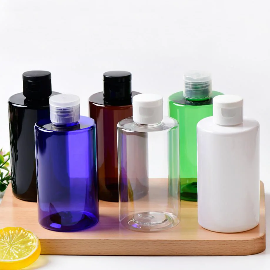 

200MLPlastic PET bottle flip lid lotion/emulsion/foundation/serum/shampoo essence toner liquid skin care cosmetic packing