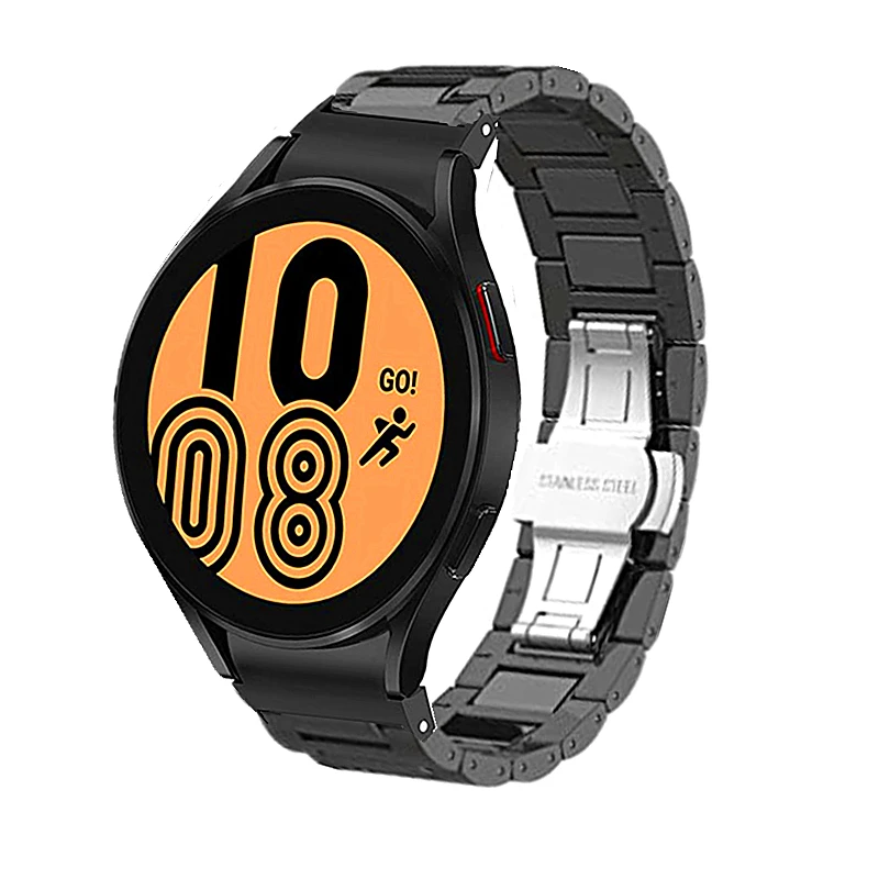 No Gaps Ceramics Bracelet for Samsung Galaxy Watch 4 5 Pro Strap 44mm 40mm Curved End Band for Galaxy Watch 4 Classic 42mm 46mm