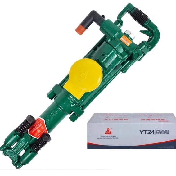 

YT24 Small Rock Drill And Jack Dammer Pneumatic Rock Drill And Dammer Series By Air Compressor