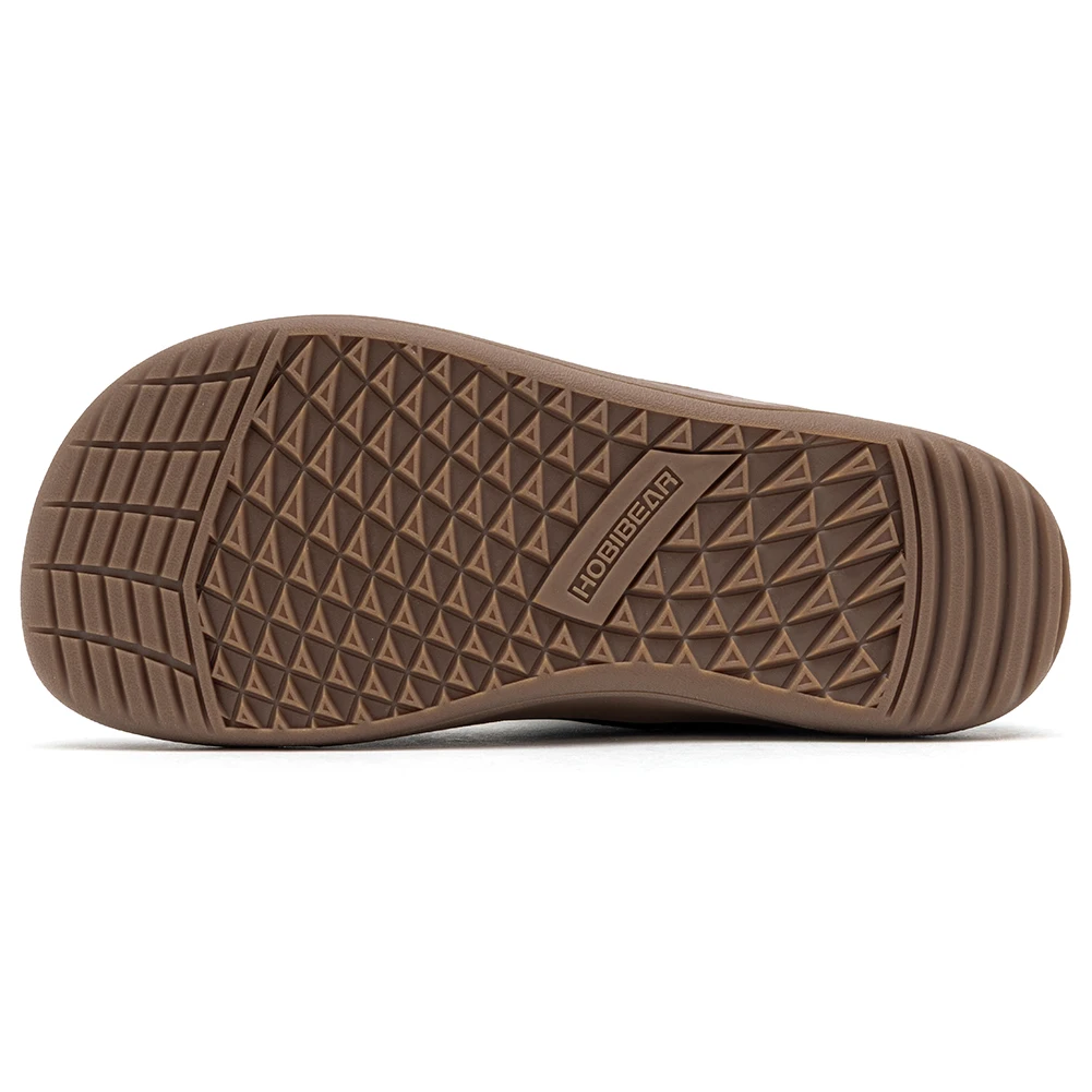 HOBIBEAR Weit geschnittene Barfußstiefel für Damen, Kunstleder, mittelhohe Knöchelstiefel, Zero Drop, seitlicher Reißverschluss, leichte Wanderschuhe – Detail 10