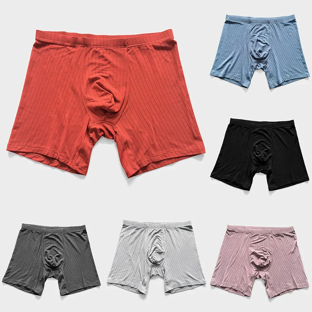 男性用の快適なボクサーブリーフ、モノモーダル下着、ミディアムウエストパンティー、ショーツ、さまざまな色のオプション