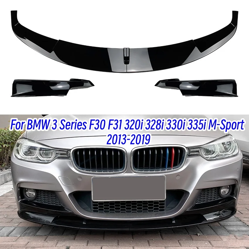 

For BMW 3 Series F30 F31 320i 328i 330i 335i M-Sport 2013-2019 Front Bumper Lip Spoiler Car Diffuser Splitter Bumper Bodykits