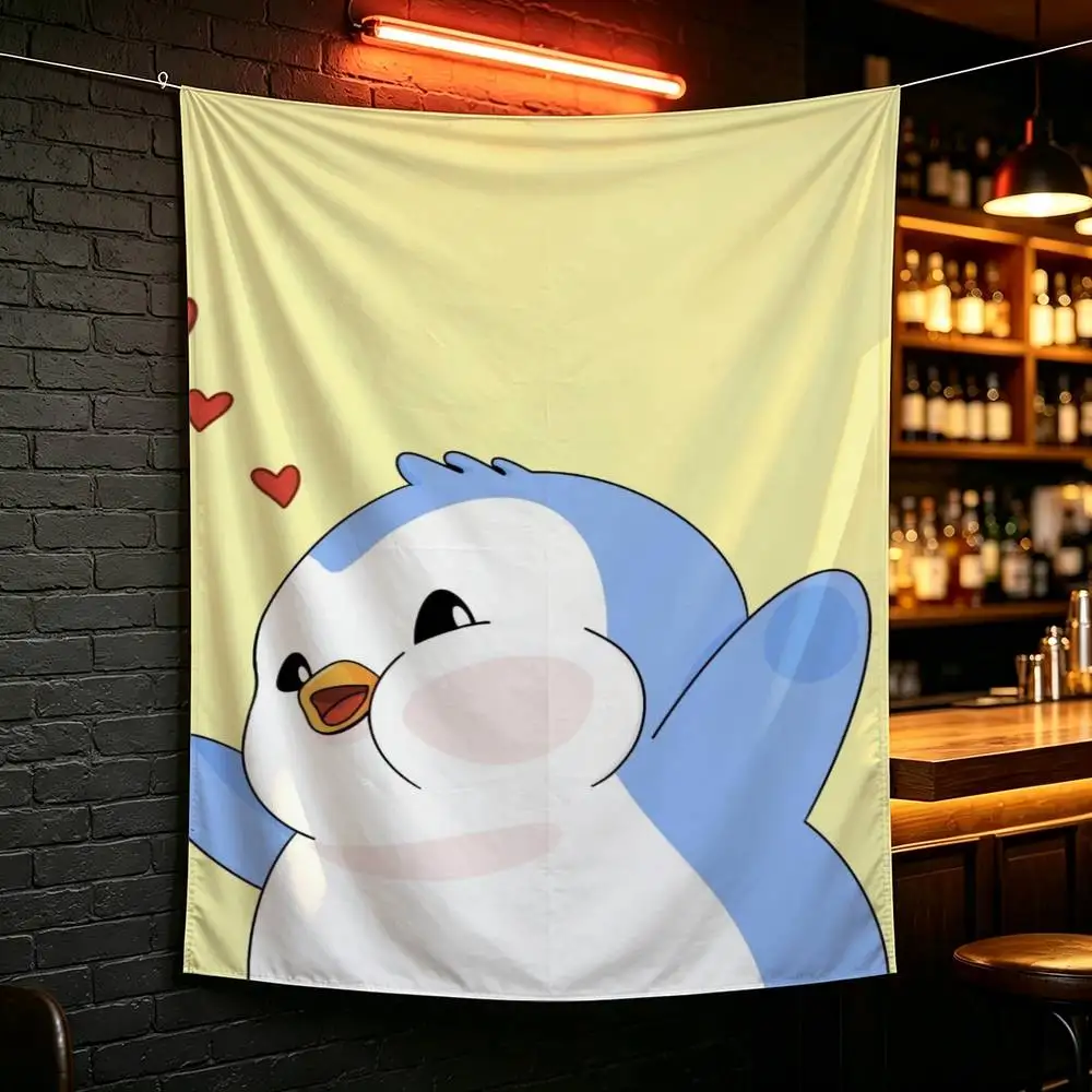P-Pudgy Penguins C-Cute flag For Camping Party Picnic Studio Booth Background Wall Interior Decoration Banner
