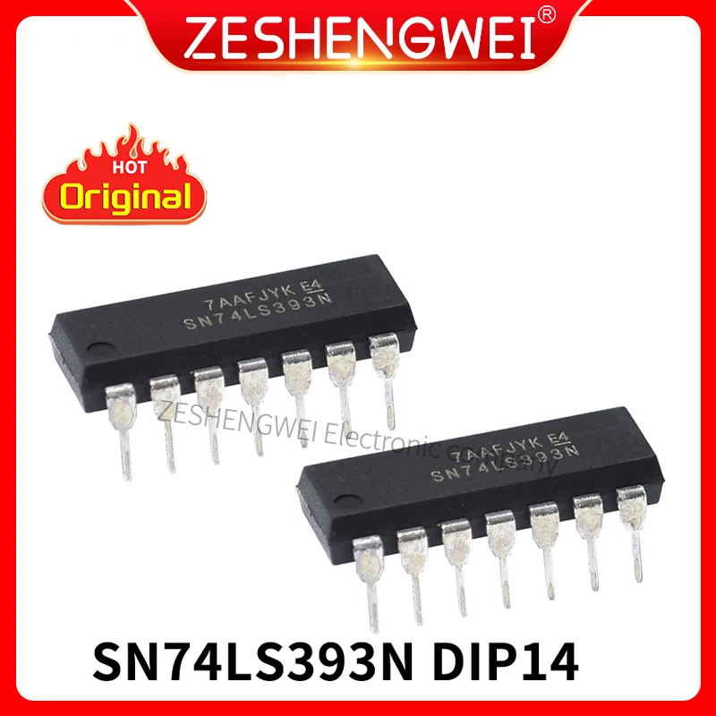 5PCS SN74LS393N 74LS393N HD74LS393P HD74LS393 74LS393 74LS393P DIP-14 In Magazzino