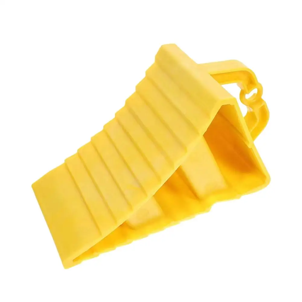 Car Wheel Chock Portable Anti-Slip Tire Stop Block For RV Truck Trailer Heavy Duty Parking Wedge Wear-Resistant Stopper