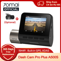 70mai Pro Plus Dash Cam A500S 1944P 70mai Car DVR Camera GPS ADAS 140FOV 24H Parking Monitor 70mai Pro Plus A500S