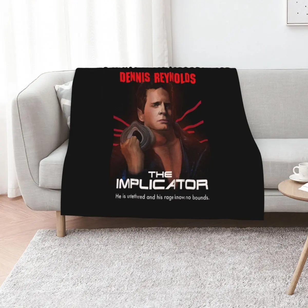 dennis reynolds Throw Blanket for winter bed plaid Cute Luxury Throw manga blankets and throws Blankets