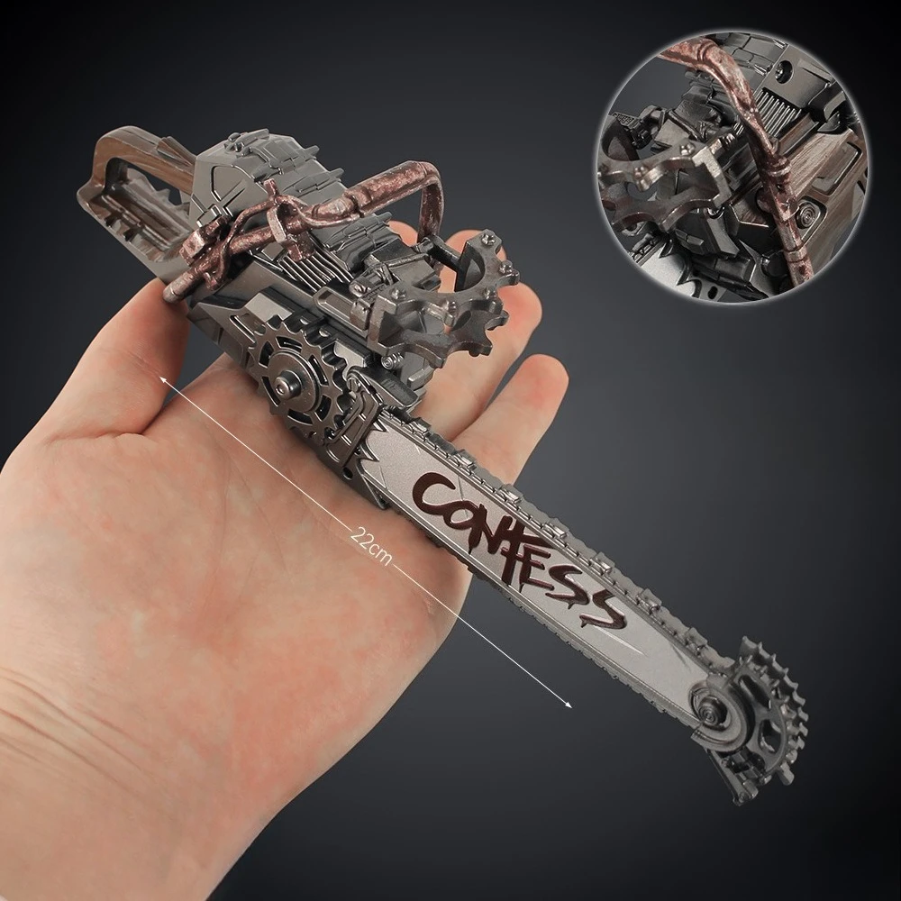 22cm delta force jogo periférico lobo vermelho: serra armas de metal modelo figura brinquedo faca cosplay adereços desktop ornamento menino brinquedo presente
