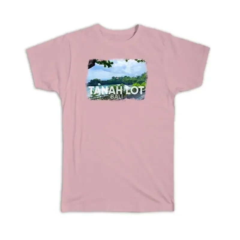 Tanah Lot Temple Bali Indonesia Nature Island Beraban Tree type T shirt