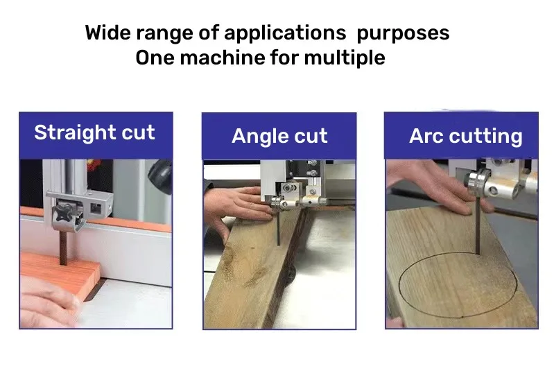 8"Woodworking small sawing machine Handicraft production Curve wood Cutting band saw