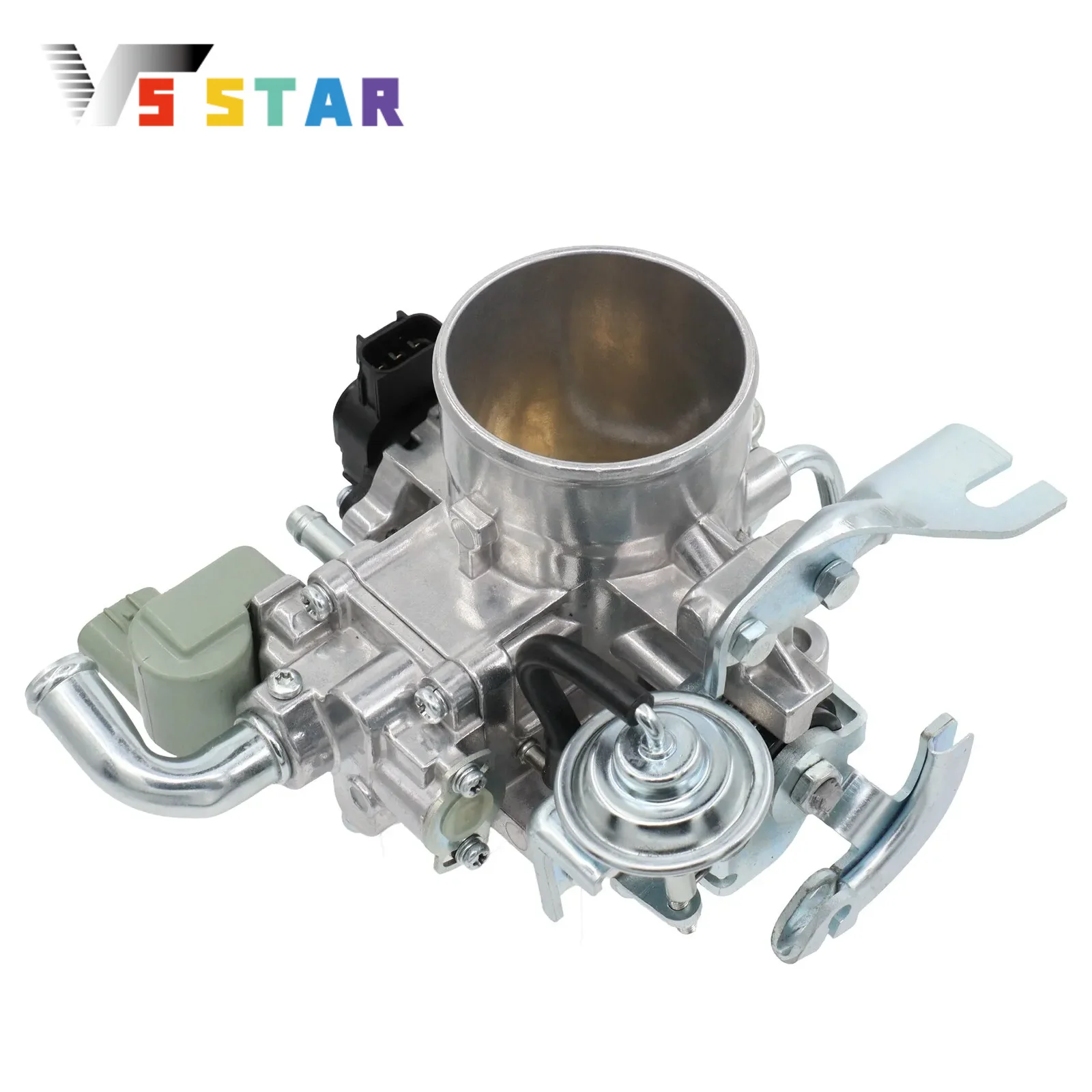 22210-75210 High Quality Fuel Throttle Body Valve 2.4L 2.7L Sliver For 1997-2004 Toyota 4Runner
