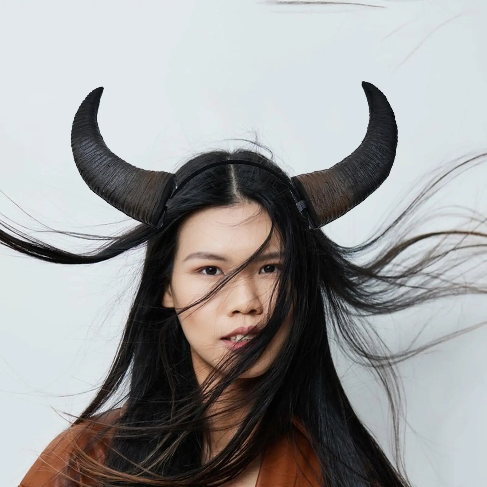 

Horn Headband Hairpin Sturdy Hair Hoop for Photo Props Carnival Night Halloween