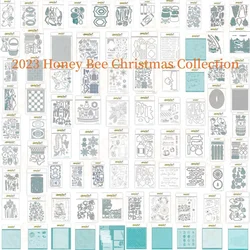 Christmas Collection Metal Cutting Dies Clear Stamps Layering Stencils Scrapbooking Supplies Embossed Make Paper Card Album