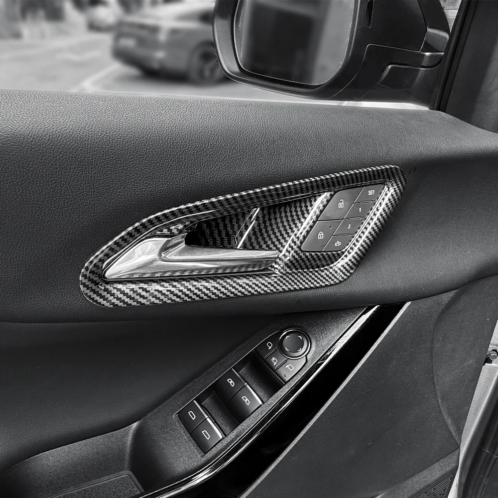 

For Chevrolet Equinox Premier 2025 2026 Inner Door Handle Bowl Frame Cover Trim Automotive Interior Accessories LHD