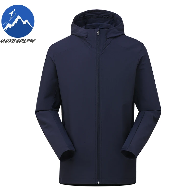 Maxbarley Premium Men Jacket Classic Hooded Outdoor Adventure Waterproof Coat Fashion Daily Style Lightweight Autumn Garment