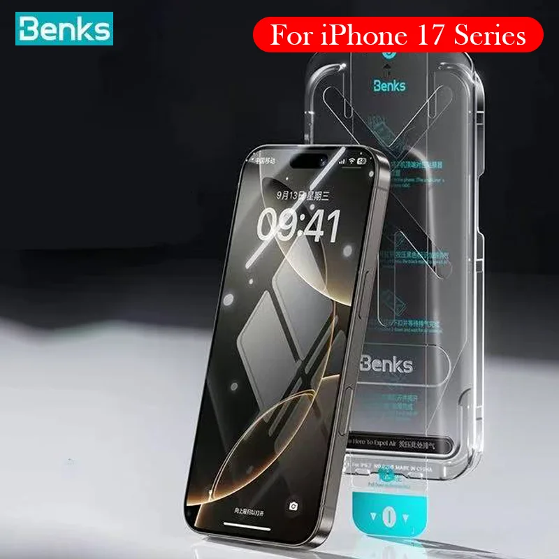 

Benks AR Tempered Glass For iPhone 17 Pro Max Dust-free Installation Film Screen Protector for iPhone 17 Pro MAX