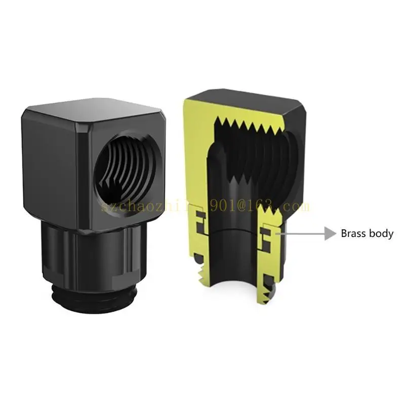 62KA GXZWT-D90 360 градусов Вращающаяся водяной охлаждение тепловая диссипационная адаптер разъемы