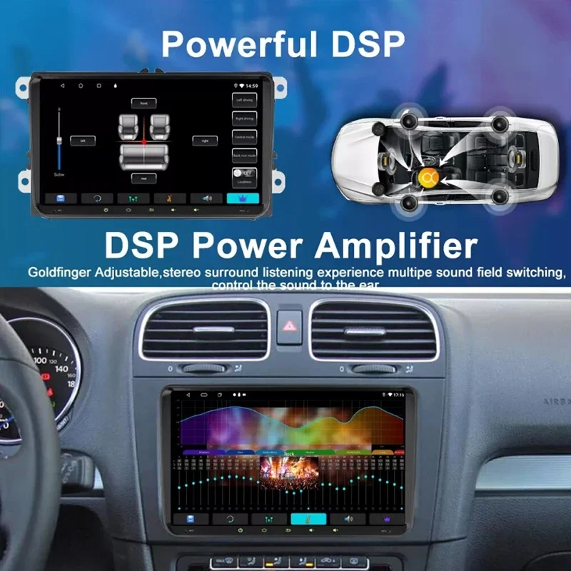 9 "Autoradio Voor Vw Amarok 2016-2020 Draadloze Apple Carplay Android Auto Stereo Head Unit Fm BT 4 + 64 Gb + Achteruitrijcamera