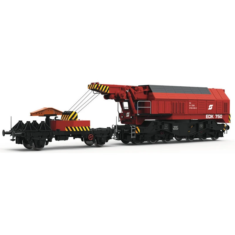 HO 1/87 Train Model Roco 73037 73038 73036 73035 (dcc) Modern Digital Sound Effect Engineering Crane Rail Car Model