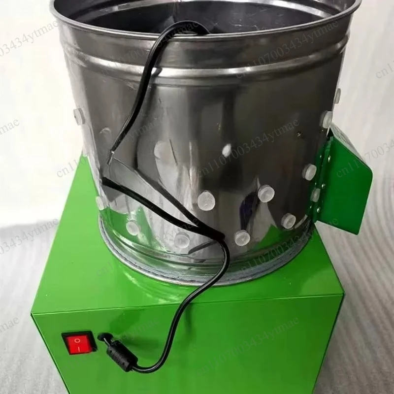 Small Household Poultry Feather Remover Machine, Chicken Duck Goose Plucking Machine for Quail Sparrow Bird Processing