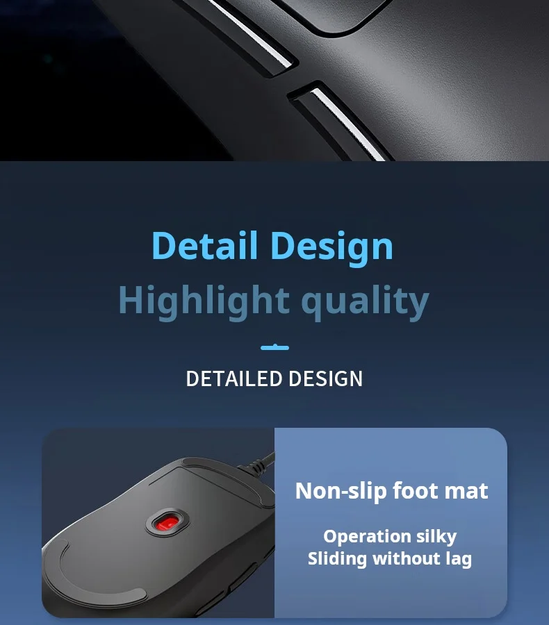 AULA S35 Wired Gaming Mouse 1000HZ Rate of Return Macro Programming Drive Ergonomic Esports Peripherals