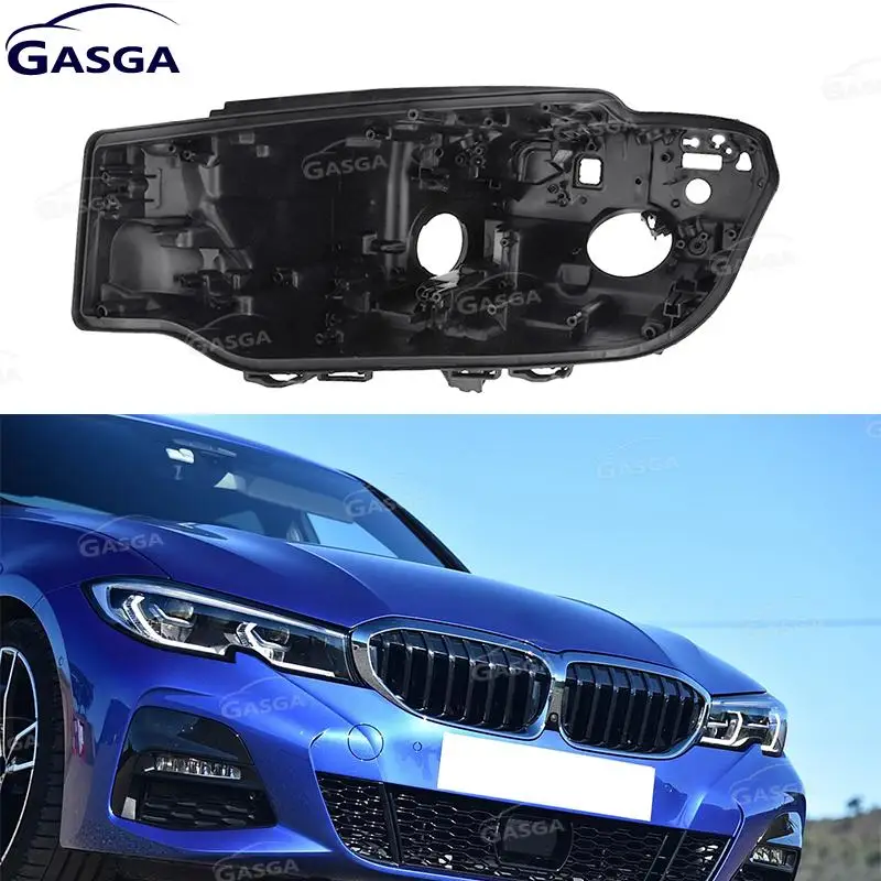 

Ront Headlamps Cover Shell For BMW 3 Series G20 G28 2019-2022 Car Headlight Housing Base Lamp Back Replacement Parts DIY