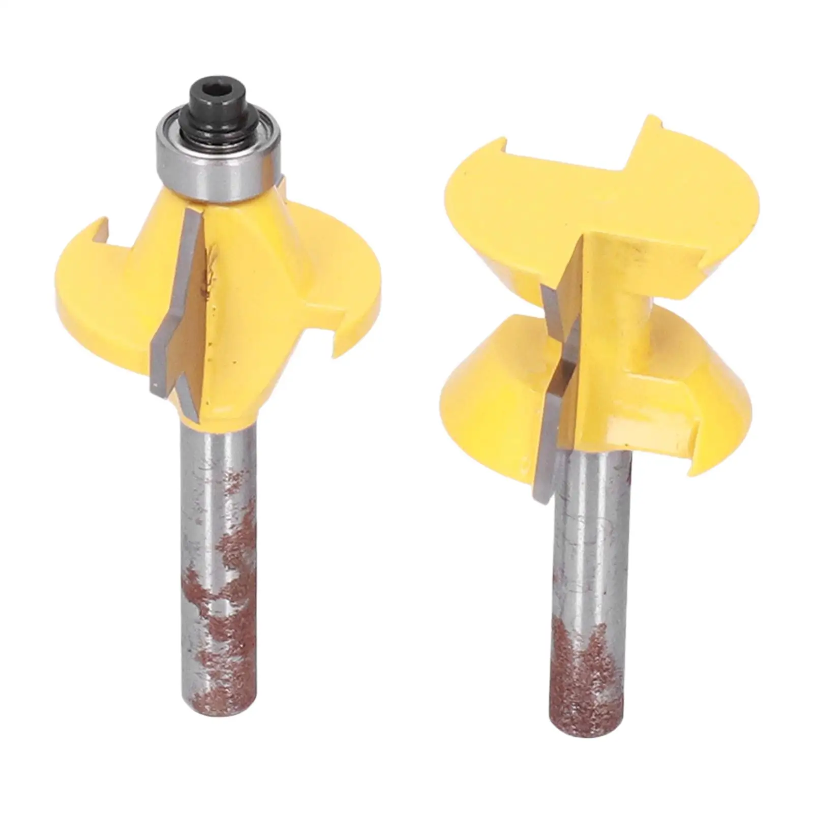 

Woodworking Tongue Groove Router Bit Set 120 Degree Groove Chisel Cutter Tool for wooden Doors and Frames