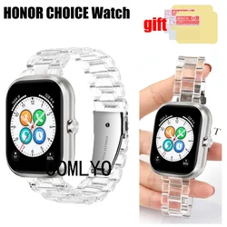 Per Honor Choice cinturino per orologio cinturino in plastica trasparente Smart watch donna uomo cinturino pellicola proteggi schermo