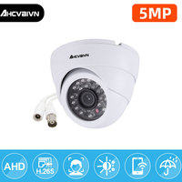 Outdoor Analog CCTV Video Surveillance Cameras Outside Waterproof HD 5MP AHD Home Camera with Motion Sensor Night Vision Cam 2MP