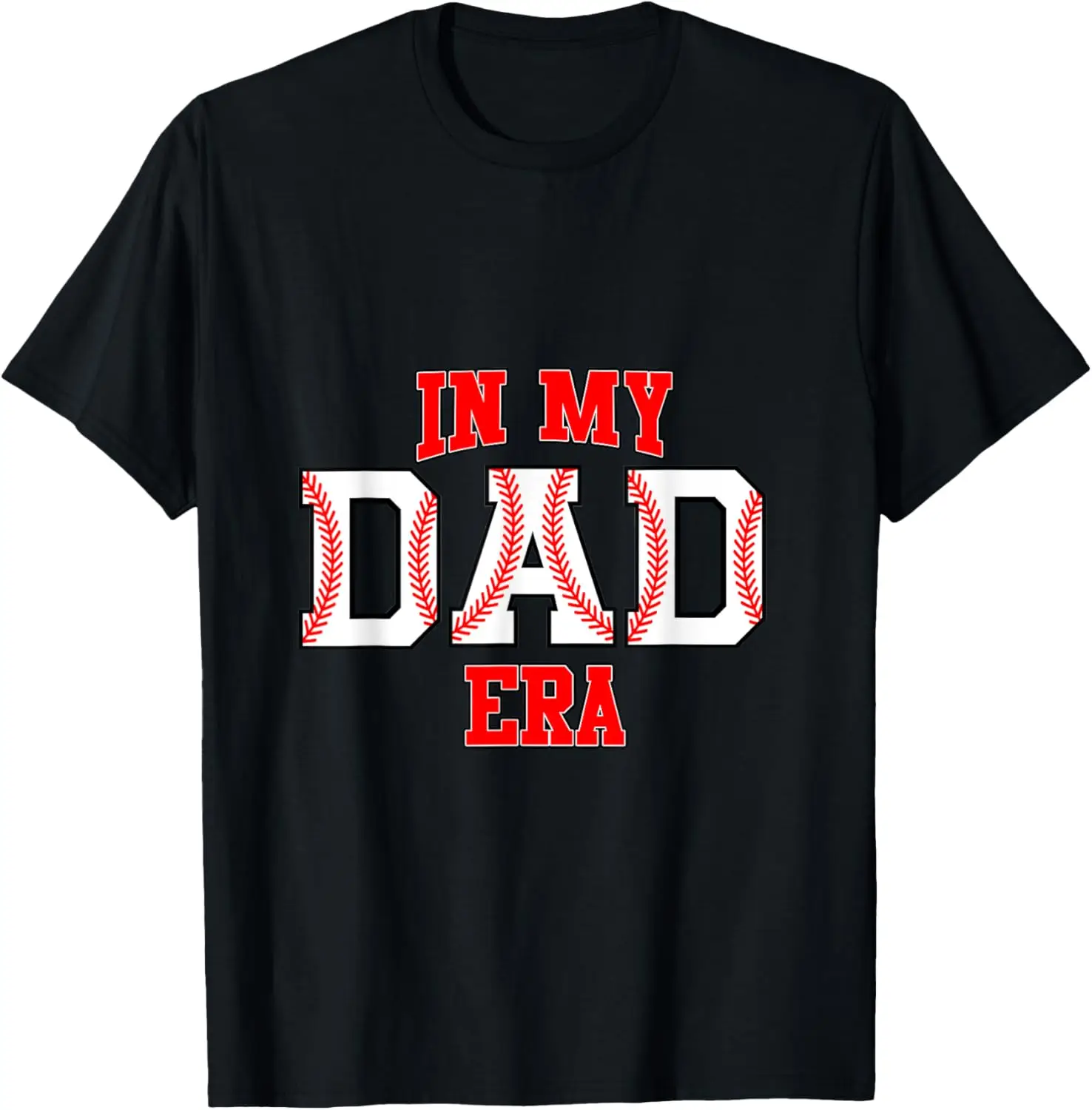 تي شيرت Retro In My Baseball Dad Era لعيد الأب Baller Gameday للرجال
