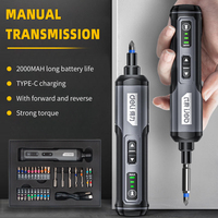 Deli 4V Electric Screwdriver Set USB Rechargeable 10/33 Bit Set Mini Drill Multi-function Disassembly Torque Repair Tools Kit
