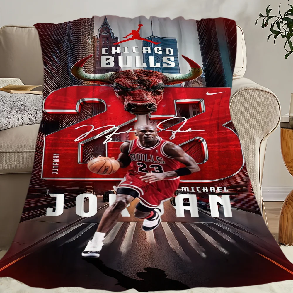 M-Michael J-Jordan 23 Blanket Comfortable skin friendly soft sofa living room bed bedroom blanket suitable for travel and gifts