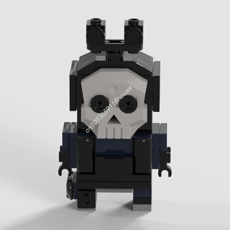

72 шт. MOC Ghost Brickheadz строительные блоки логическое мышление вверх космическое воображение решает проблему рождественская игрушка в подарок