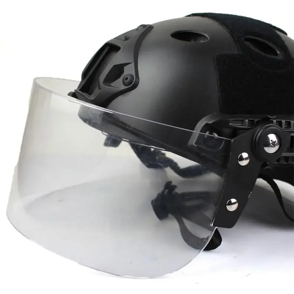 

Quality Lightweight FAST Helmet MICH2000 Anti-Riot Face Shield tactical Helmet Outdoor Painball CS Riding Protect Equipment