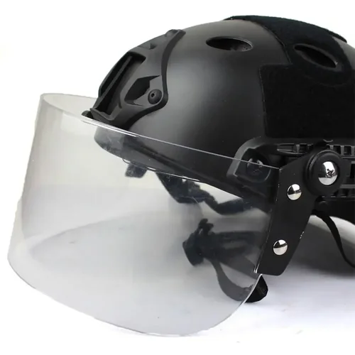 Casco rápido ligero de calidad MICH2000 protector facial antidisturbios casco táctico Painball al aire libre CS equipo de protección de conducción