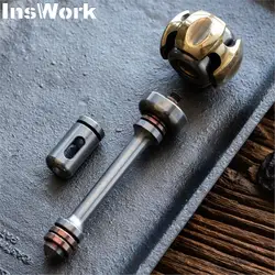 LAUTIE Fingertip Gyro NOIZ C-NANO EDC Out Of Print Decompression Luminous Toy Metal Fidget Toy Hand Fidget Best Fidget Toys