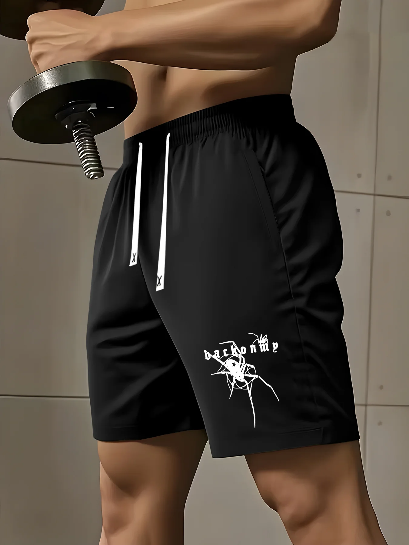 

Летние мужские повседневные шорты с принтом в виде паука, дышащая ткань, стильные, универсальные, подходят для занятий спортом и повседневной носки.