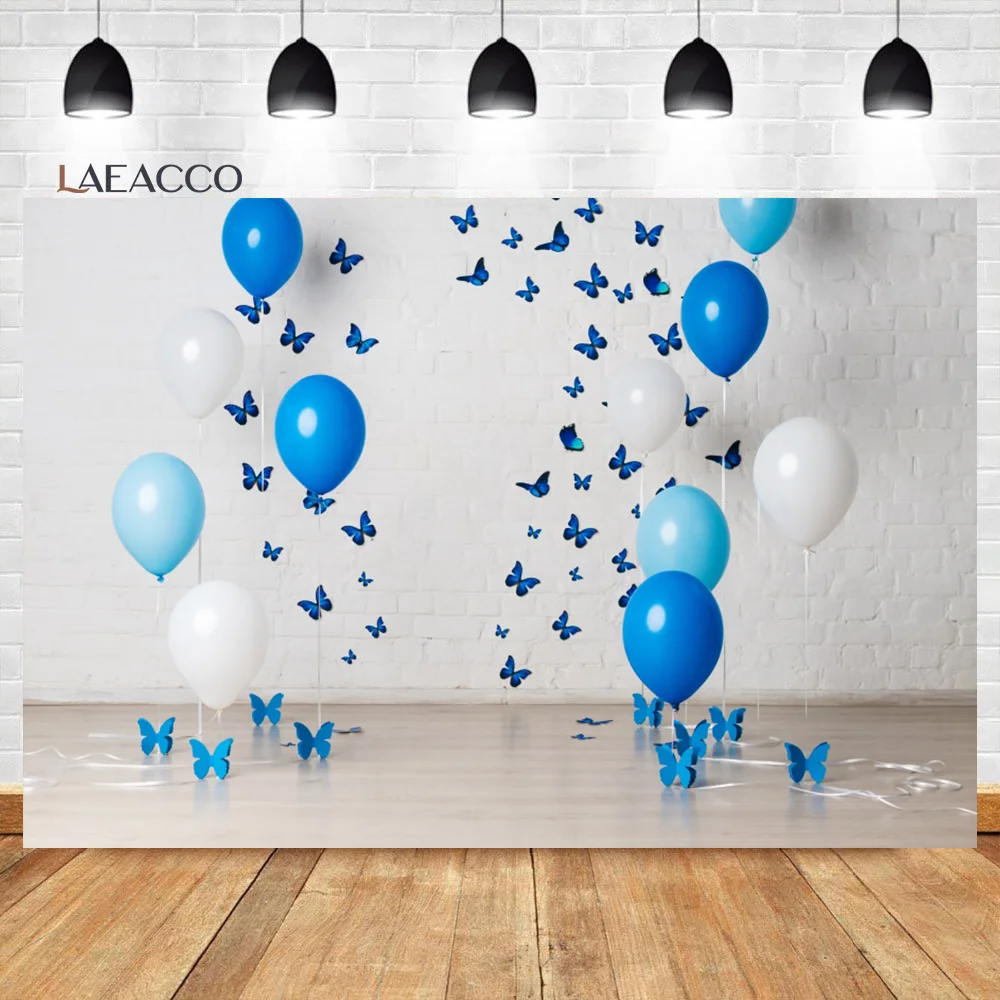 Laeacco Sơ Sinh Sinh Nhật Hình Nền Bóng Mây Hoa Quà Tặng Biểu Ngữ Tùy Chỉnh Chụp Ảnh Phông Nền Chụp Ảnh Phòng Thu
