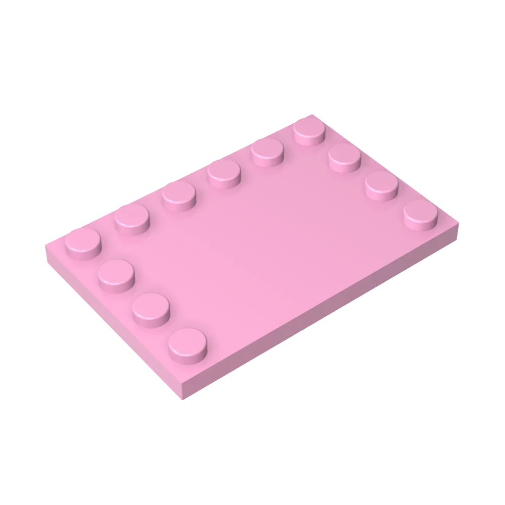 Gobricks GDS-757 DIY-Lernbausteine für Kinder, technische Platte 4 x 6 mit 12 Knöpfen, kompatibel mit Lego 6180