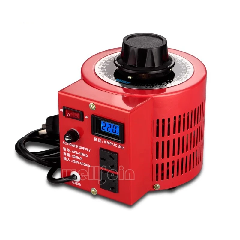 Regulador de Tensão Variável do Transformador Variável Fonte de Alimentação Ajustável Monofásica Aps3000w kw 220v 0-300v ac