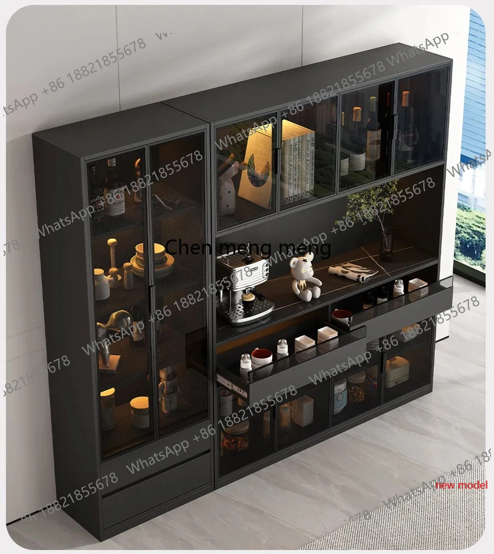 Aesthetic Ergonomics Wine Cabinet Modern Design Convenience Sleek Wine Cabinet Modern Antique Bar Furniture