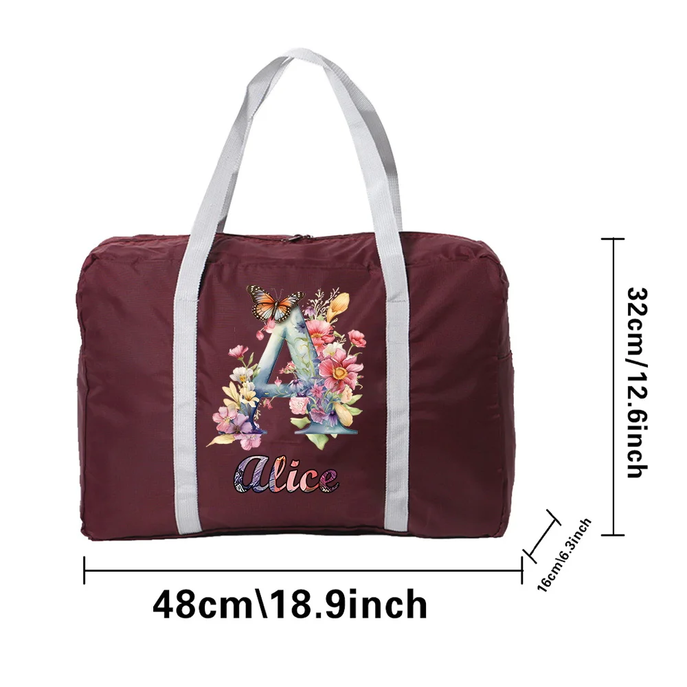 Personalized Customized Portable Short-distance Travel Bag Storage Clothes Bag Lightweight Waterproof Large-capacity Travel Bag